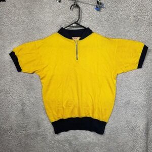 Vintage 40s 50s Wilton‎ Mens Medium Distressed Rayon Knit Raglan T-Shirt USA